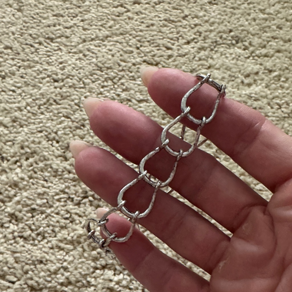 Lucky Brand Silver Link Bracelet  Horseshoe Link